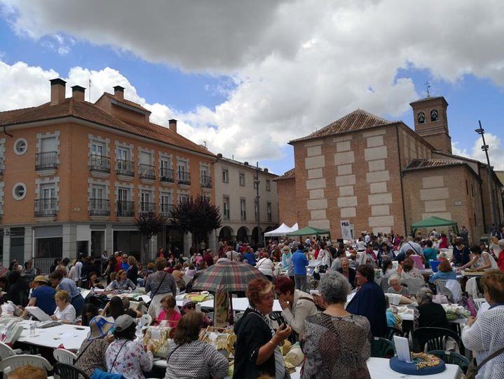 Imagen del Encuentro de Encaje de Bolillos celebrado en 2018