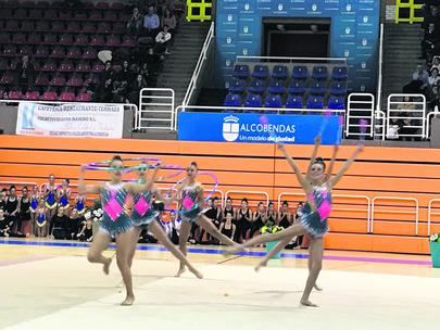 Exhibición de Gimnasia Rítmica en Alcobendas