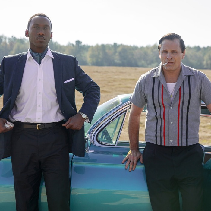 Imagen de la película 'Green Book' protagonizada por Marshala Ali y Vigo Mortensen