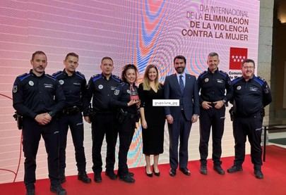 Unidad Luna de la Policía Local de Alcobendas premiada por su lucha contra la violencia de género
