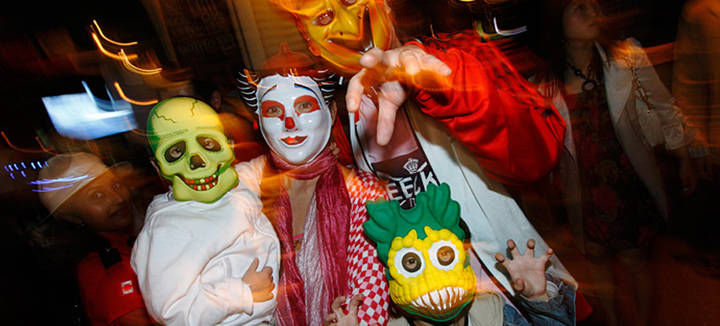 Noche de Halloween en el Centro Jóven de Sanse