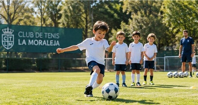 El Club de Tenis La Moraleja estrena su nueva escuela de fútbol para niños