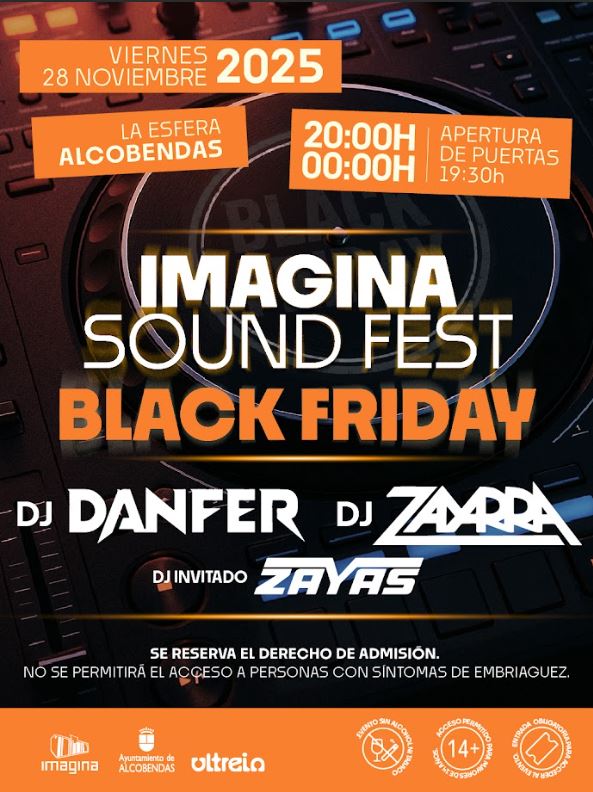 Imagina Sound Fest edición Black Friday: La fiesta juvenil que arrasa en Alcobendas