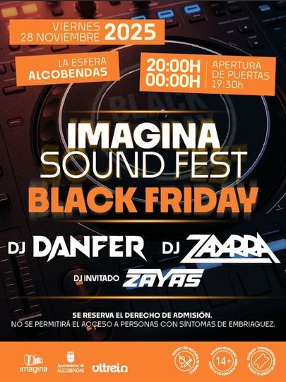Imagina Sound Fest edición Black Friday: La fiesta juvenil que arrasa en Alcobendas