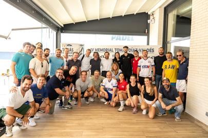 Éxito de participación y gran nivel en el IV Torneo de Pádel Memorial Tomás Díaz-Valdés