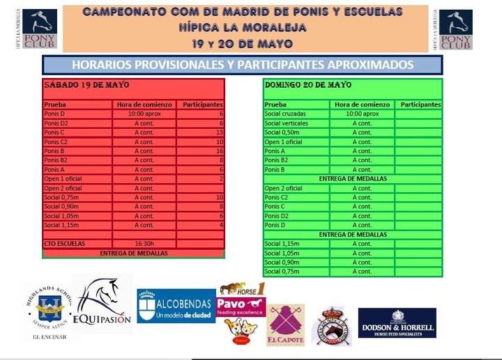 Campeonato de Madrid de Ponis y Escuelas en La Moraleja