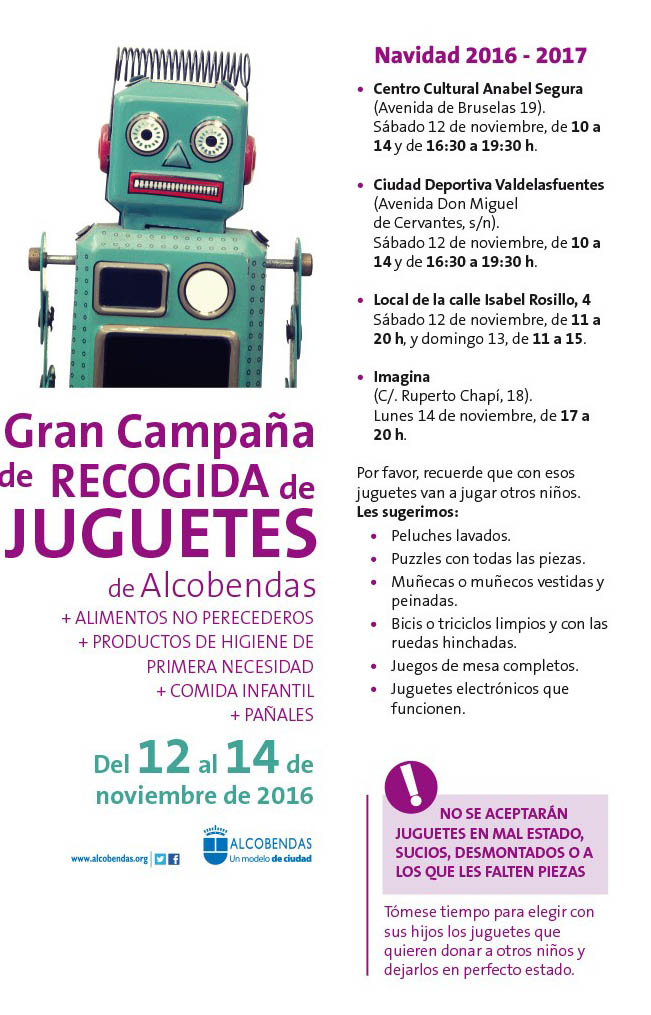 Gran Campaña de Recogida de Juguetes y Alimentos