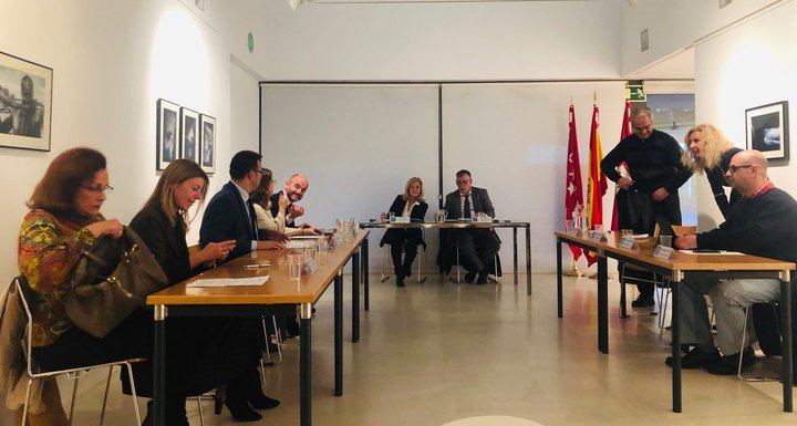 Imagen de la Junta municipal del distrito Urbanizaciones celebrada ayer en el centro civico, realizada por UPyD Alcobendas