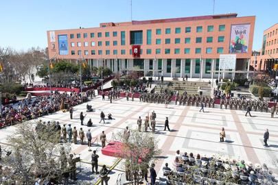 Más de 200 personas civiles juraron bandera en Alcobendas