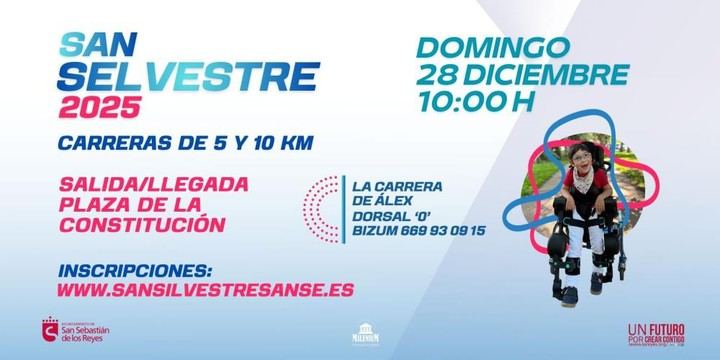 La Sanselvestre: Carrera Solidaria Regresa el 28 de Diciembre en San Sebastián de los Reyes
