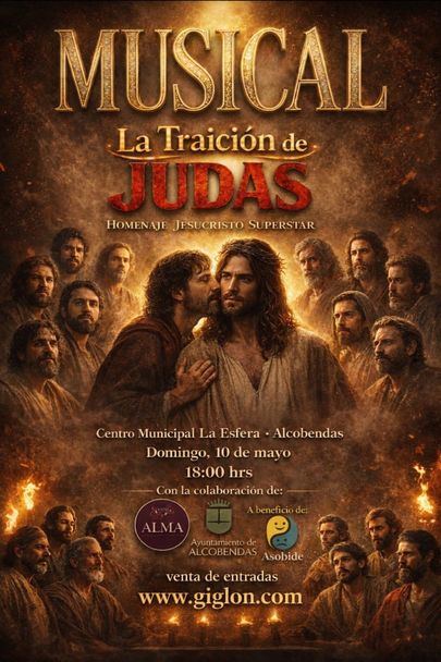 La Esfera acogerá el musical “La traición de Judas” el 10 de mayo
