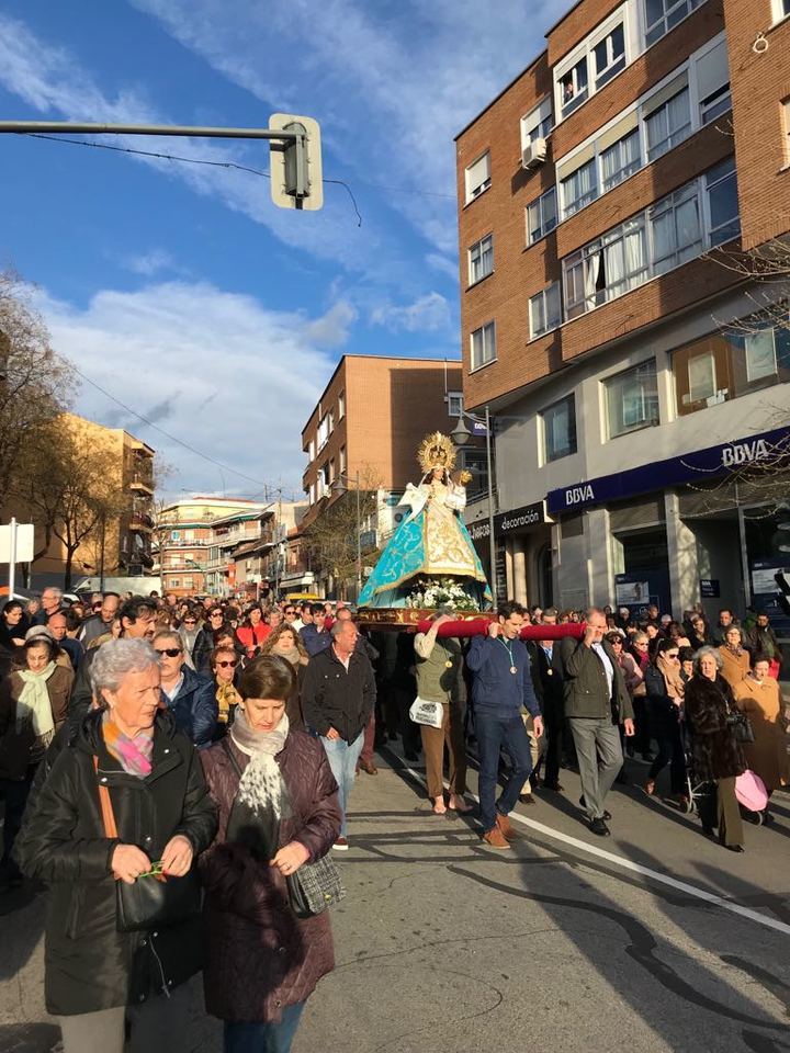 La Virgen de La Paz de Alcobendas vuelve a su casa el domingo 24 de marzo