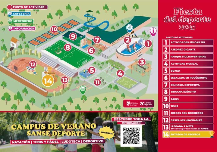 Gran fiesta del deporte de Sanse el 8 de junio