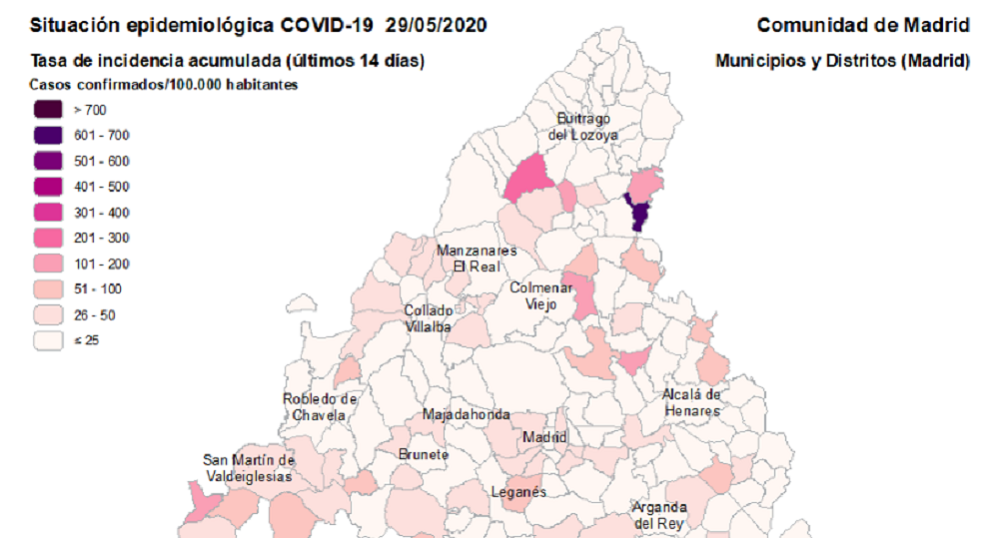 Sanse doblega el aumento de contagios de Covid19 tras cuatro días de incrementos constantes