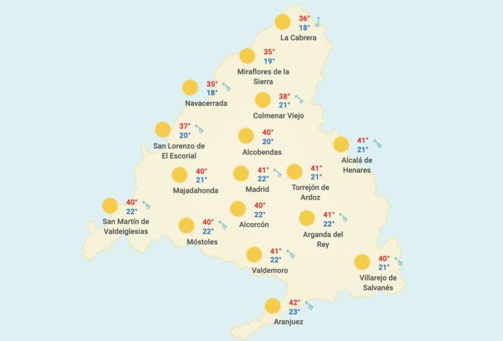 Récord de calor en Alcobendas en el mes de junio y esta semana se superarán los 40 grados