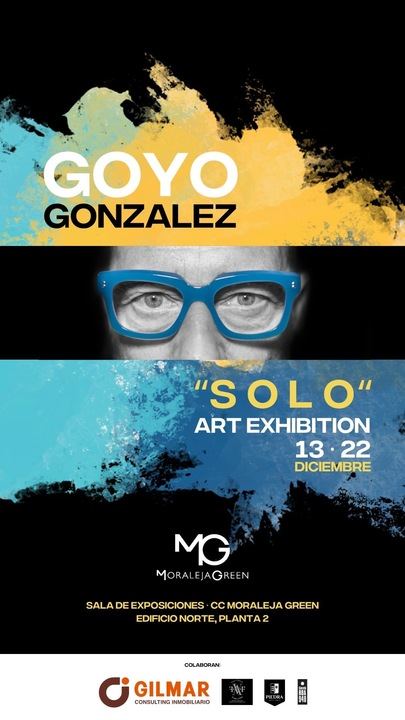 El conocido locutor Goyo González inaugura una muestra de sus nuevas pinturas en Moraleja Green
