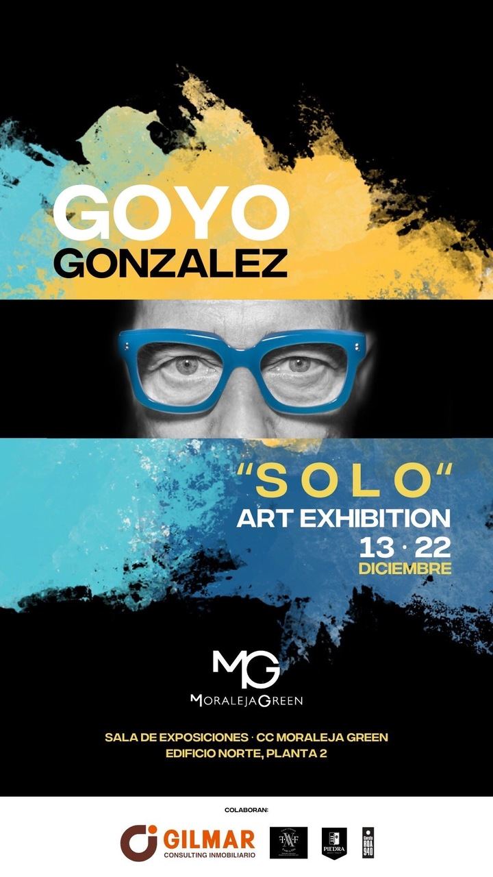 El conocido locutor Goyo González inaugura una muestra de sus nuevas pinturas en Moraleja Green