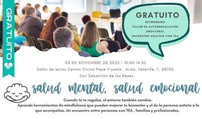 Encuentro sobre autismo y salud mental en San Sebastián de los Reyes