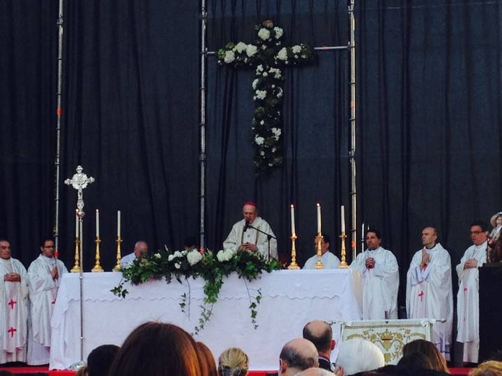 Espectacular Eucaristía Solemne en honor de la Virgen de La Paz