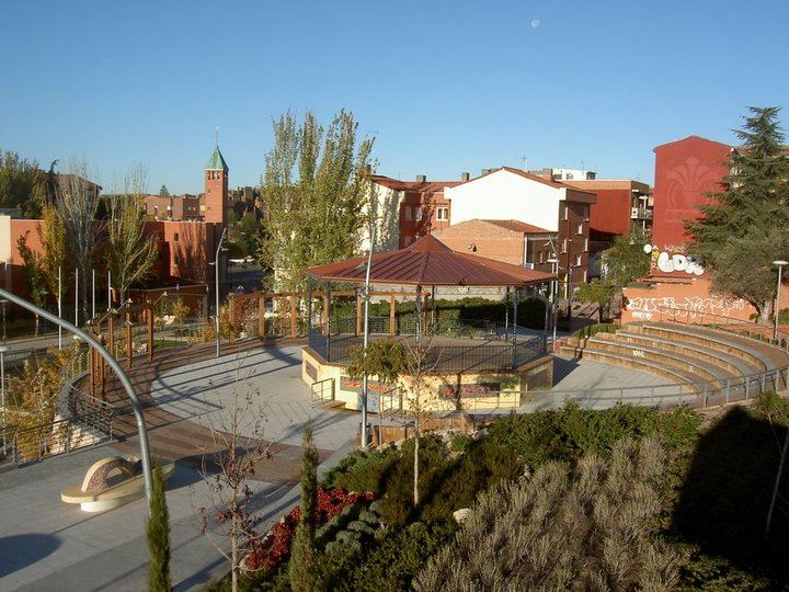 Imagen del Parque de Cataluña de Alcobendas donde el Ayuntamiento de Alcobendas va a colocar la nueva zona canina. 