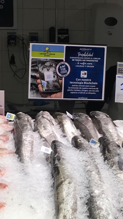 Carrefour lanza el primer Blokchain de Pescado Fresco