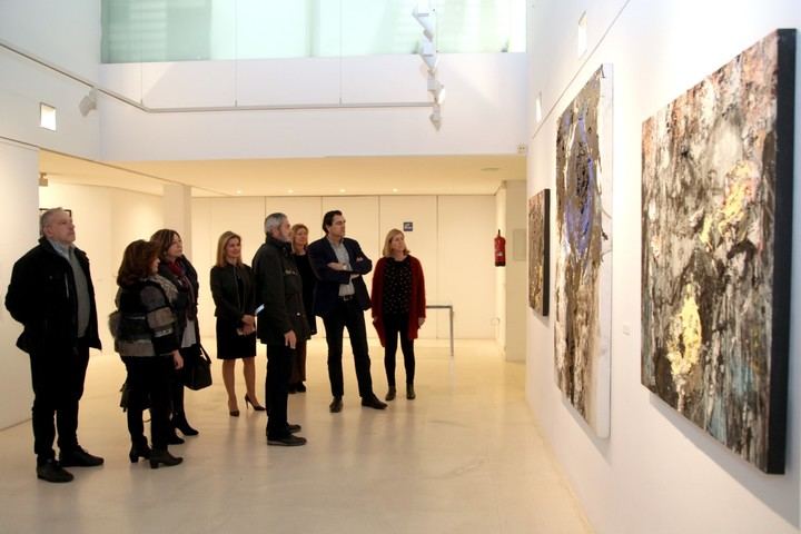 Exposición del pintor jerezano Manuel M. Cabrera en el centro cultural Ánabel Segura