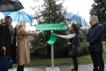 Alcobendas dedica una plaza y un memorial a las víctimas del 11M