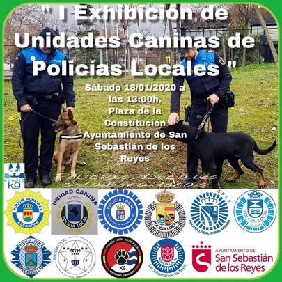 Exhibición Canina de Policías Locales en Sanse