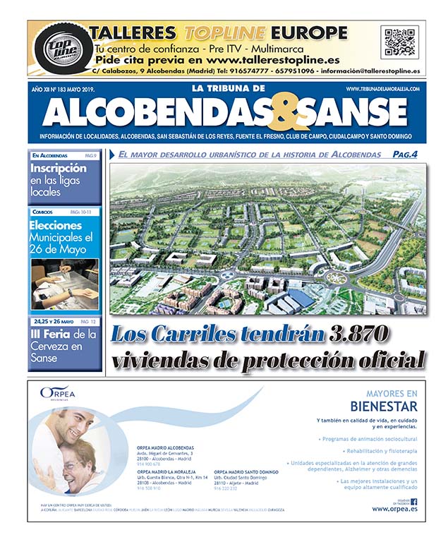 Consulta el número de mayo de La Tribuna de Alcobendas y San Sebastián de los Reyes