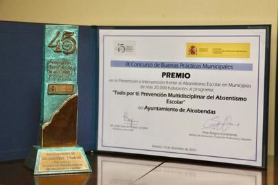 Alcobendas, premiada por la prevención del absentismo y mejora de la convivencia escolar