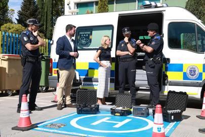 La Policía de Alcobendas estrena nuevos medios tecnológicos