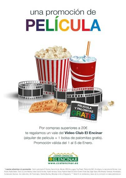 El centro comercial del Encinar lanza una "Promoción de Película"