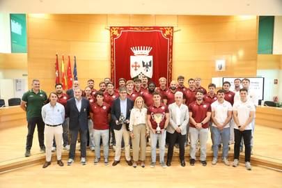 Alcobendas homenajea a Silicius Alcobendas Rugby el equipo campeón de la Copa del Rey