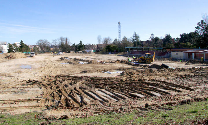 Retraso en las obras de remodelación del campo de Rugby de Las Terrazas