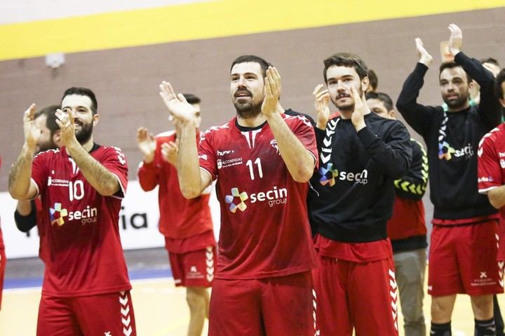 Imagen del partido entre Secin Group Balonmano Alcobendas y BM Torrelavega facilitada por el Secin Group