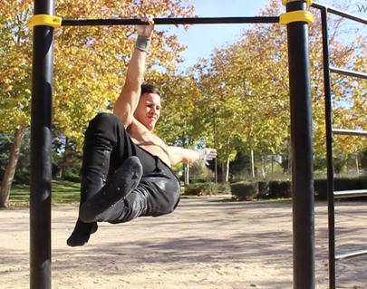 Sanse habilita un espacio para la práctica del Street "Workout"