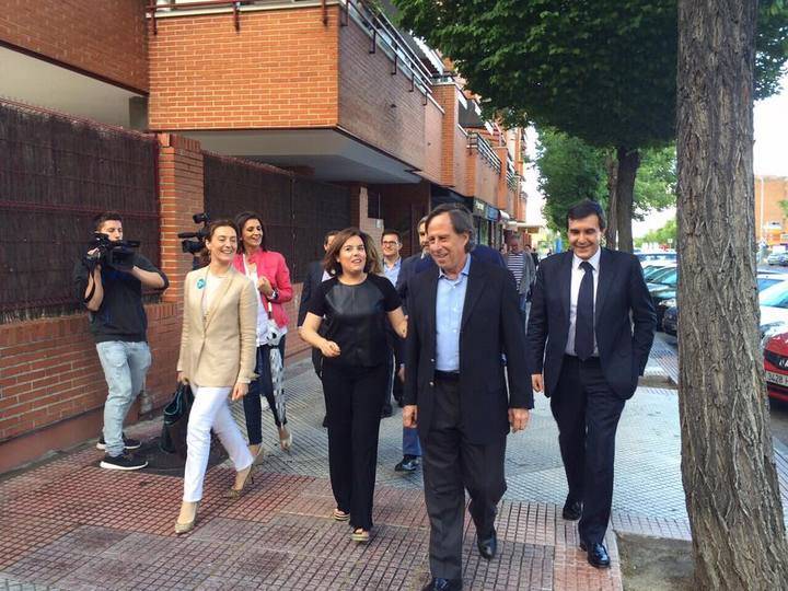 Soraya Saénz de Santamaría visita Alcobendas