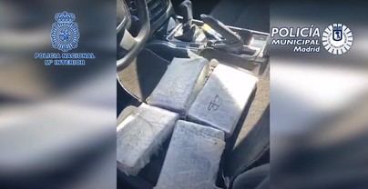 Interceptado un vehículo con droga en la A1