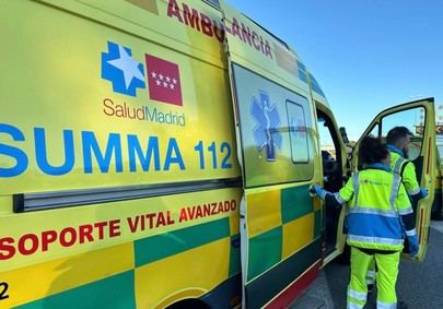 Un incendio en Alcobendas deja a un hombre con quemaduras graves