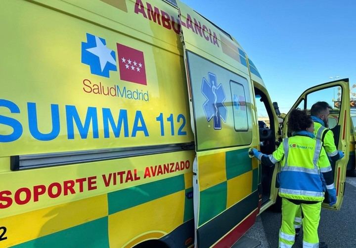 Un incendio en Alcobendas deja a un hombre con quemaduras graves