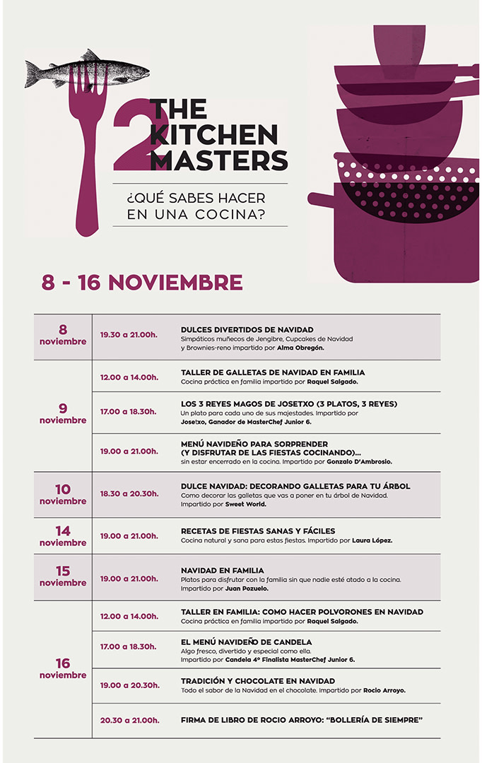 Los mejores Chefs vuelven a Plaza Norte 2 en la segunda edición de The Kitchen Masters