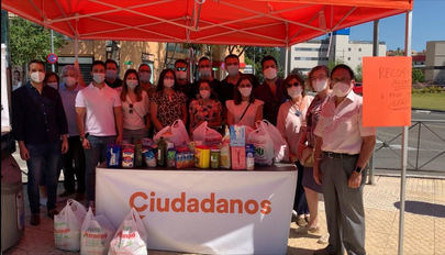 
Ciudadanos (Cs) Madrid pone en marcha una recogida de alimentos solidaria en beneficio de Cáritas
