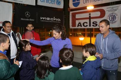 La tenista Vivi Ruano presenta en Alcobendas el XVI Torneo Menina a favor de UNICEF