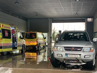 Voluntarios del municipio con 4X4 al rescate por "Filomena"