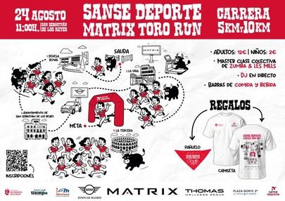 La carrera Matrix Toro Run regresa el 24 de agosto en Sanse