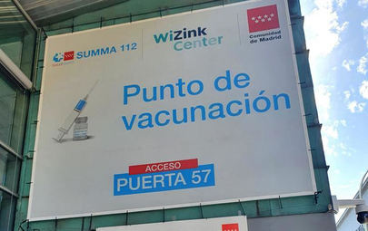 Vacunación sin cita en el Wizink Center