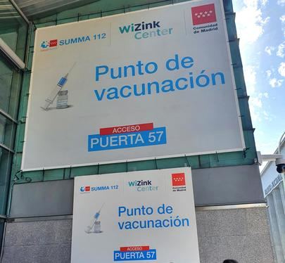 El WiZink Center vacunará también por la noche