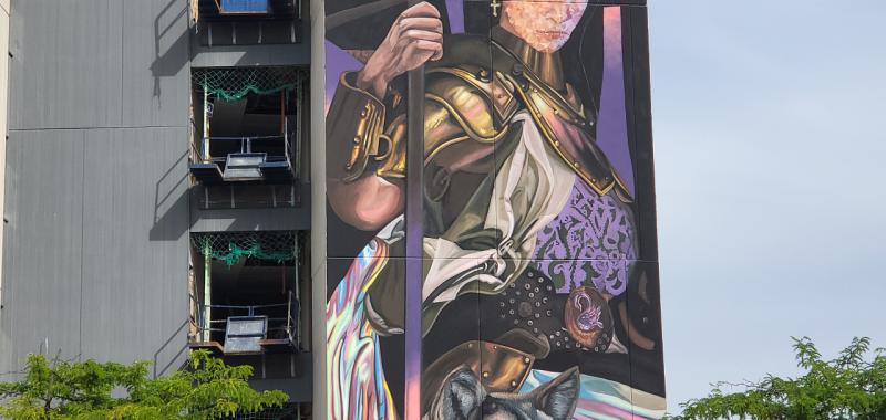 mural de más de 138 metros cuadrados del artista Uriginal 
